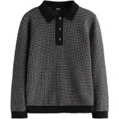 Next Pullover cinzento / preto