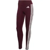 Adidas Calças de desporto 'OPTIME ESSENTIALS' bordeaux / branco