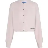Karl lagerfeld JEANS Casaco de malha cor-de-rosa