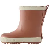 Next Bota de borracha creme / castanho