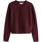 Next Casaco de malha vermelho vinho
