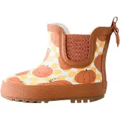 Next Bota de borracha amarelo claro / laranja escuro