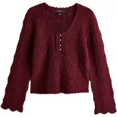 Next Pullover vermelho vinho
