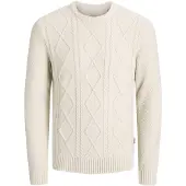 JJ REBEL Pullover 'JREBLUKA' ecru