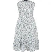 Cloud5ive Vestido azul / verde / pó / branco