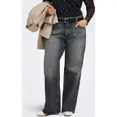 ONLY Carmakoma Calças de ganga 'CARJUICY' cinzento denim