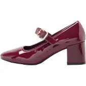 Friends Like These Sapatos de salto vermelho vinho