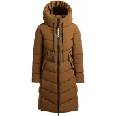 Khujo Sobretudo de inverno 'Mikia4' conhaque
