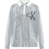 Calvin Klein Jeans Pullover preto / branco