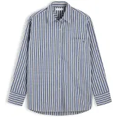 Tommy Hilfiger Blusa 'ESS' safira / mostarda / branco