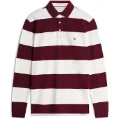 Tommy Hilfiger Camisa vermelho escuro / offwhite