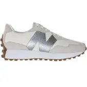 New Balance para mulher. W327V1_LI Sapatilhas 327 bege (36), Plano, Cordão, Casual