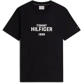 Tommy Hilfiger Camisa 'Brand Love' preto / branco