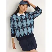 Bianco Lucci Pullover 'Pullover' navy