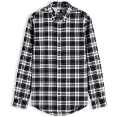 Tommy Hilfiger Camisa cinzento claro / preto / branco