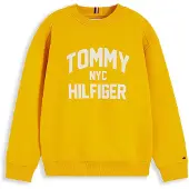 Tommy Hilfiger Sweatshirt 'BRAND LOVE' amarelo / branco