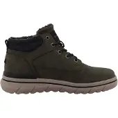 Tom Tailor Botas com atacadores verde escuro
