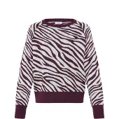 B.young Pullover bordeaux / branco