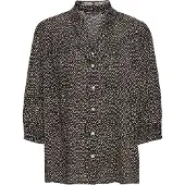 ONLY Blusa 'ONLRAYA' cor-de-rosa / preto / branco