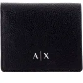 Armani Exchange para mulher. XW002123AF17019UC001 Mini carteira preta (OSFA), Preto, Casual, Poliéster