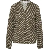 Comma Blusa oliveira / branco