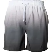 Urban Classics Calções de banho cinzento / branco
