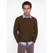 Jack & Jones Pullover 'JJEDOVER' chocolate