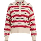 EDITED The Label Pullover 'Gerit Jumper' cinzento / roxo / branco
