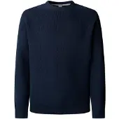 Pepe Jeans para homem. PM7000090 Jersey Denzel azul-marinho (M), Casual, Algodão, Manga comprida