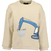 Blue Seven Sweatshirt camurça / azul real / amarelo / cinzento claro