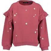 Blue Seven Sweatshirt verde / vermelho vinho / branco