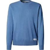 Pepe Jeans para homem. PM7000106 Jersey Andre Crew azul (XL), Casual, Algodão
