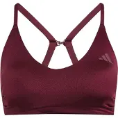 Adidas Sutiã de Sustentação Ligeira Optime Essentials Workout Shine