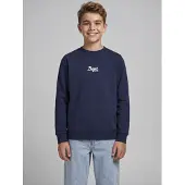 JJ REBEL Sweatshirt 'JREBELIJAH' navy / branco