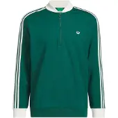 Adidas Sweatshirt com Meio-fecho 3-Stripes Originals