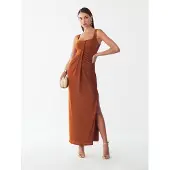 BWLDR Vestido 'Zuri' conhaque