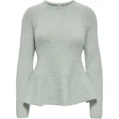 ONLY Pullover 'ONLKERRY PIUMO' cinzento claro