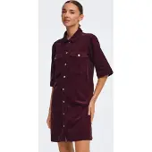 ONLY Vestidos camiseiros 'JDYSHIRAZ' berinjela