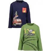 Blue Seven Camisola navy / kiwi