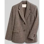 Gant para mulher. 4770370 Americanas Reg Pied-de-poule taupe (38), Clássico, Poliéster