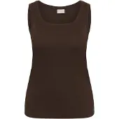 KAFFE CURVE Blusa 'KCCarina' mocha