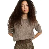 Pepe Jeans para mulher. PL7000222 Camisola Amaya castanho (M), Marrom, Casual, Algodão