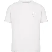 Miss Tee Camiseta De Manga Curta Hearts Line