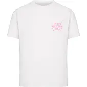 Miss Tee Camisa 'In My Pilates Era' rosa / amora / branco