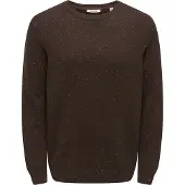 Only & Sons Pullover 'ONSMichael' acastanhado