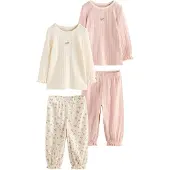 Next Pijama bege / rosa claro