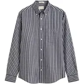 Gant Camisa azulado / branco