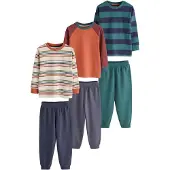 Next Pijama creme / navy / abe / tangerina