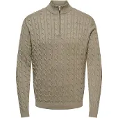 Only & Sons Pullover 'ONSLOUI' taupe