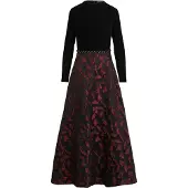 Apart Vestido merlot / preto